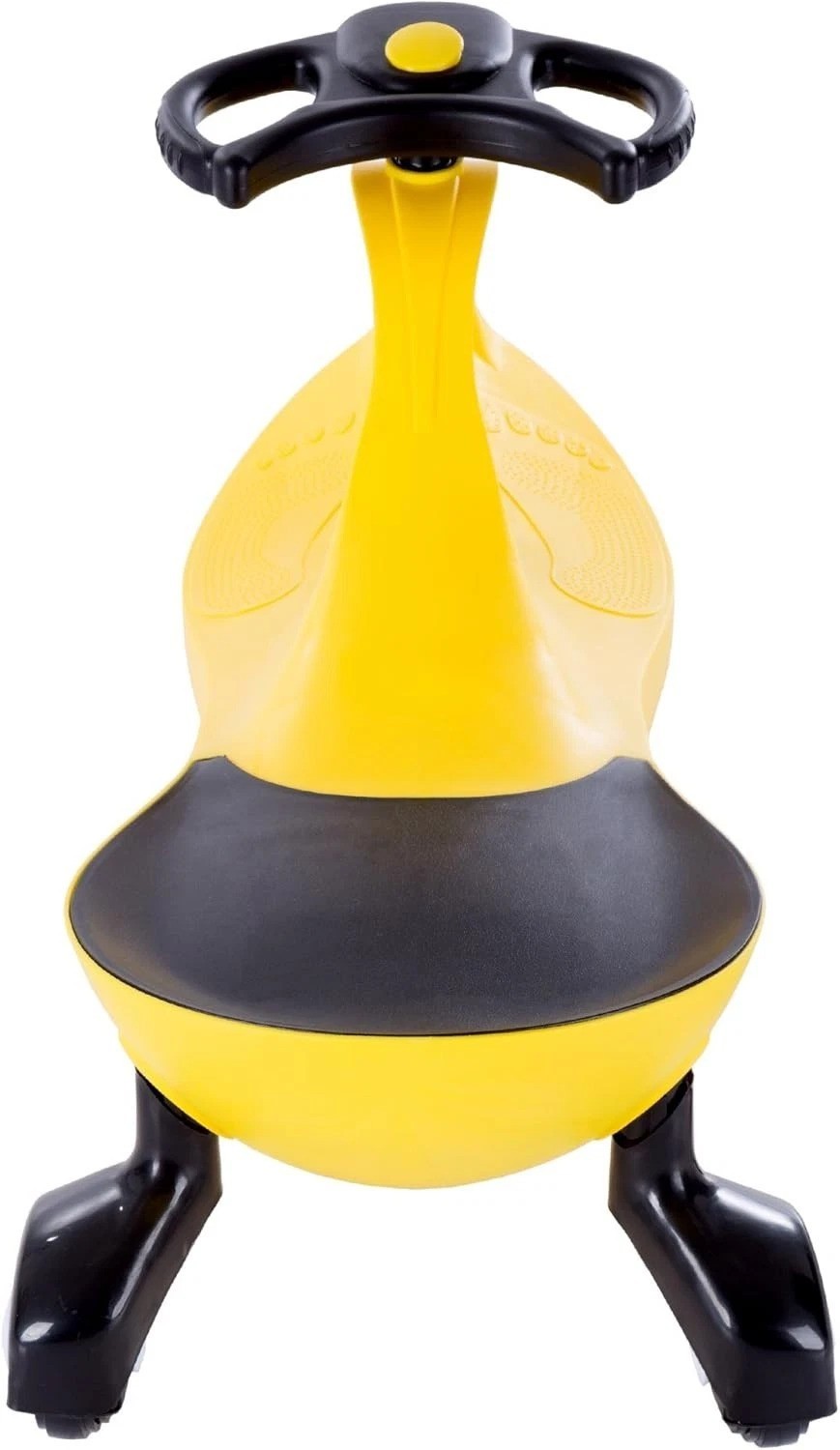 Twist, Wiggle & Go Wiggle Car for Toddlers – Yellow Ride-On Toy, Safe & Durable