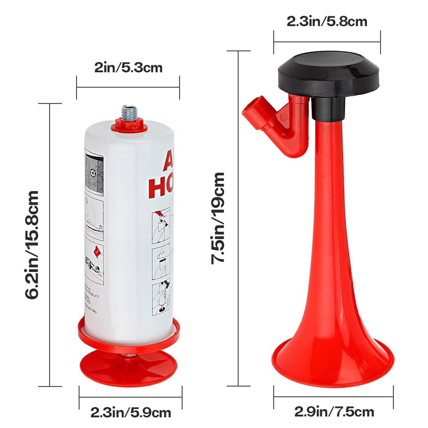 Watris Veiyi Air Horn, Handheld Airhorn Loud Noise Maker, Handheld Air Pump L…