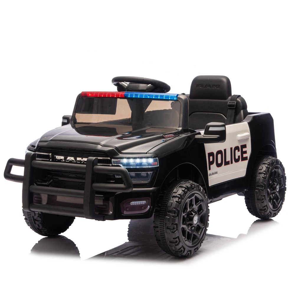 Licensed Dodge RAM 12V Ride On Truck w/ Remote Bluetooth Music for Kids Ages 3-6