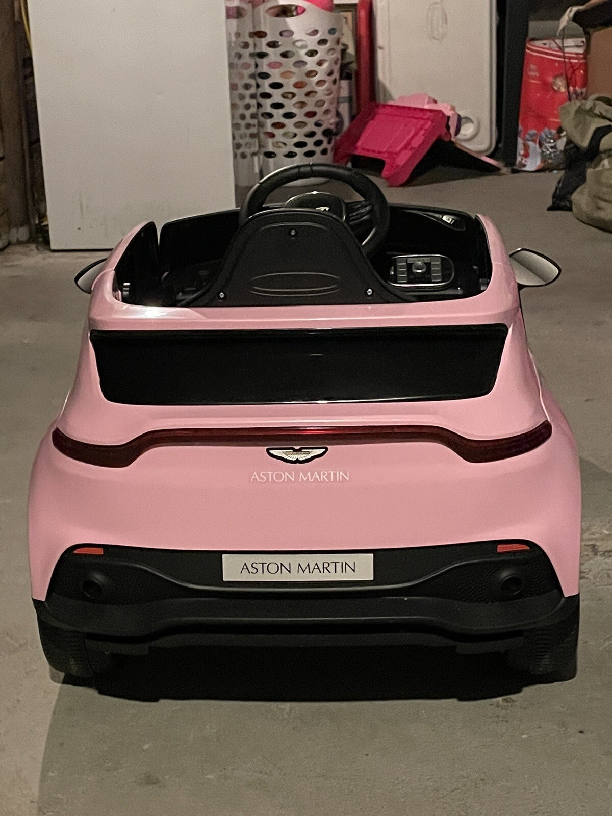 Pink Aston Martin Ride On Toy!