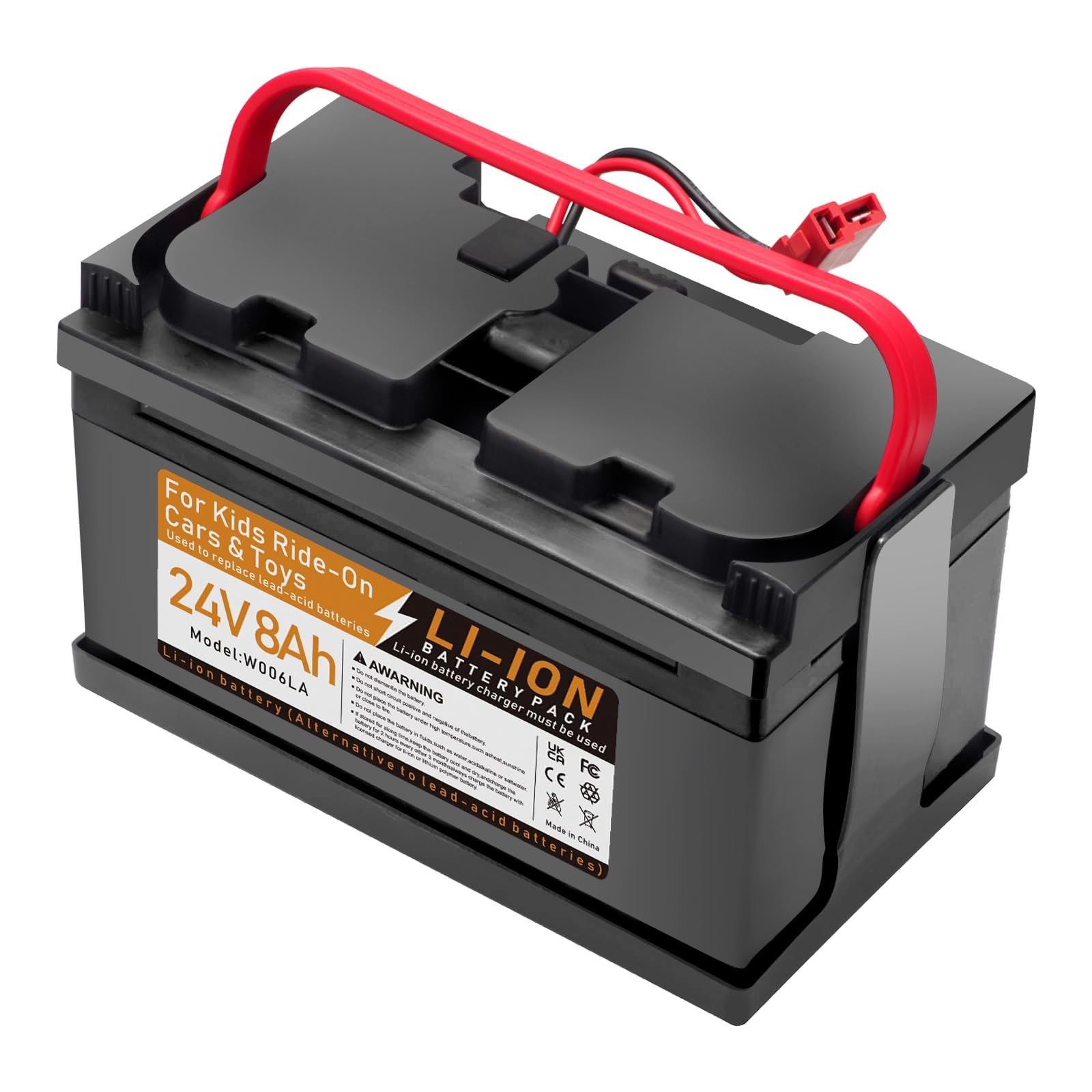 Tnvodejo 24V Lithium Battery 8Ah for Huffy Torex UTVs & Ride-On Cars – New!