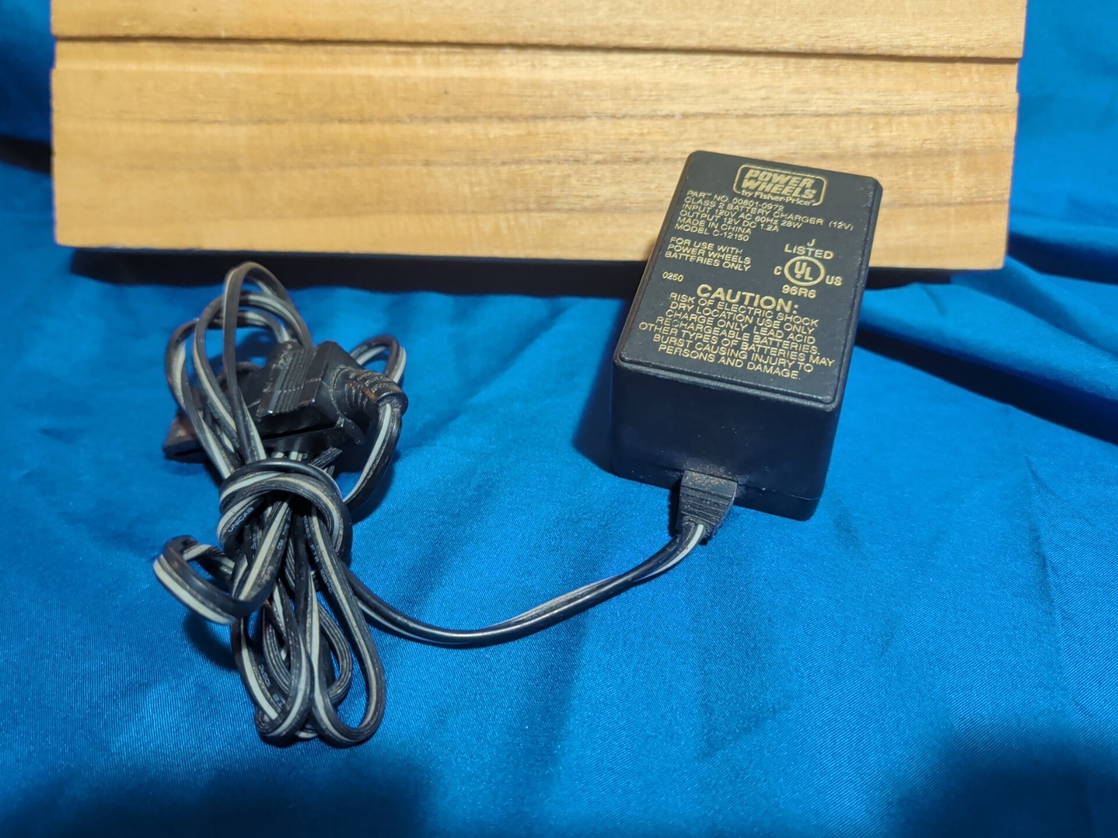 Original Fisher Price 00801-0972 Power Wheels 12V Battery Charger C-12150 Tested
