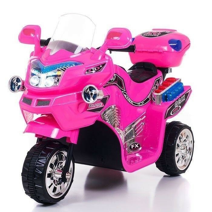 Motorcycle Ride on Toy Battery Operated Bike Trike Rechargeable Kids Ages 2 – 3