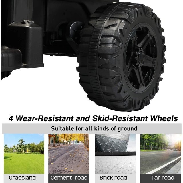 Farm Truck 12V Battery Powered Electric Vehicle Ride On with Trailer 3 colors