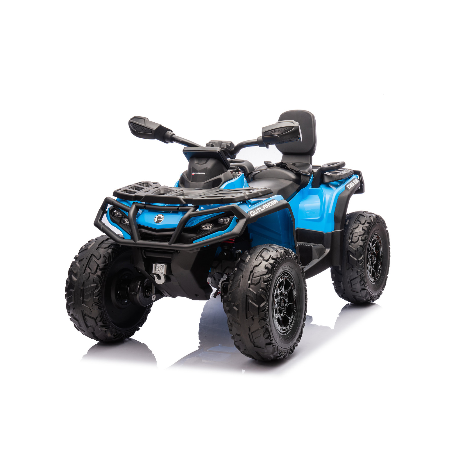 Can-Am Outlander 24V 2-Seater Kids Ride On ATV Quad 4x200W Motor RC Remote Blue