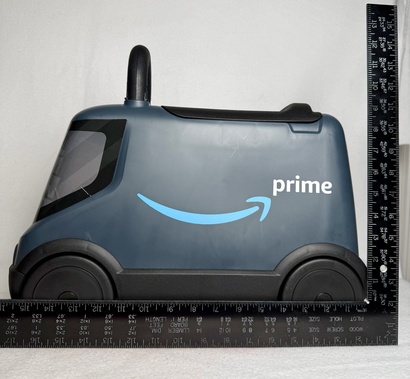 Amazon Delivery Van Ride on Toy for Kids, Blue Toddler Ride on Toy for Ages 2+
