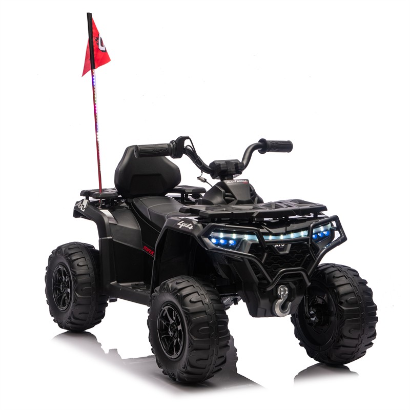 24V 160W Kids Electric Ride-On ATV 3-7-4.4 mph Off-Road 2WD Car Toy for Age 3-6