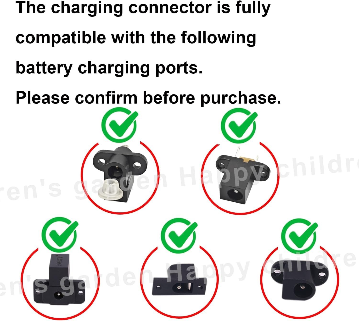 Safety-Compliant 12V Charger for Kids Ride-Ons – LED Charge Indicator Included