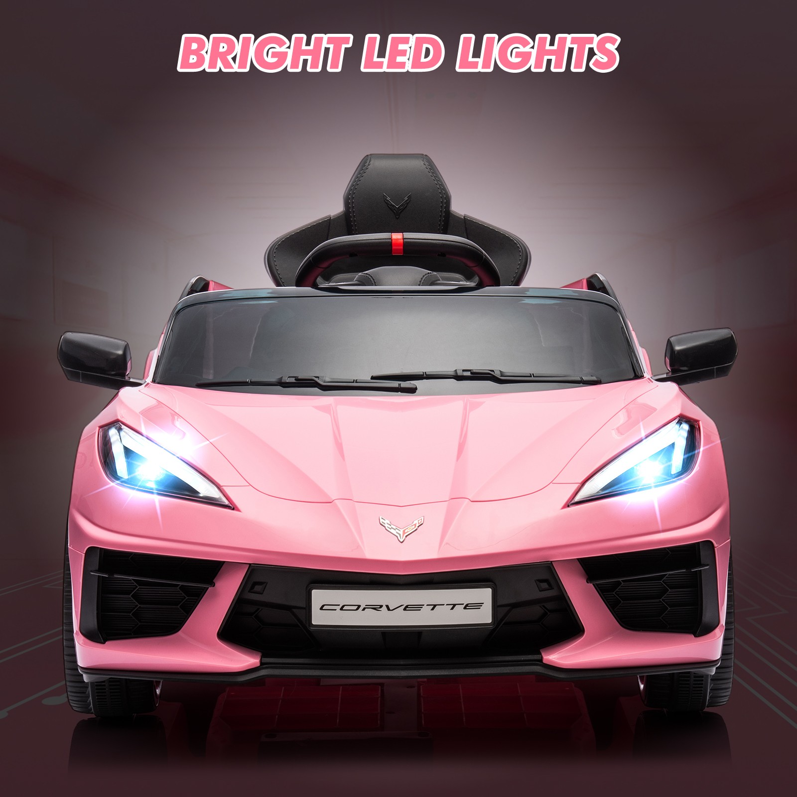 12V Kids Ride on Car Battery Powered Electric Sports Car Toy with Remote Control