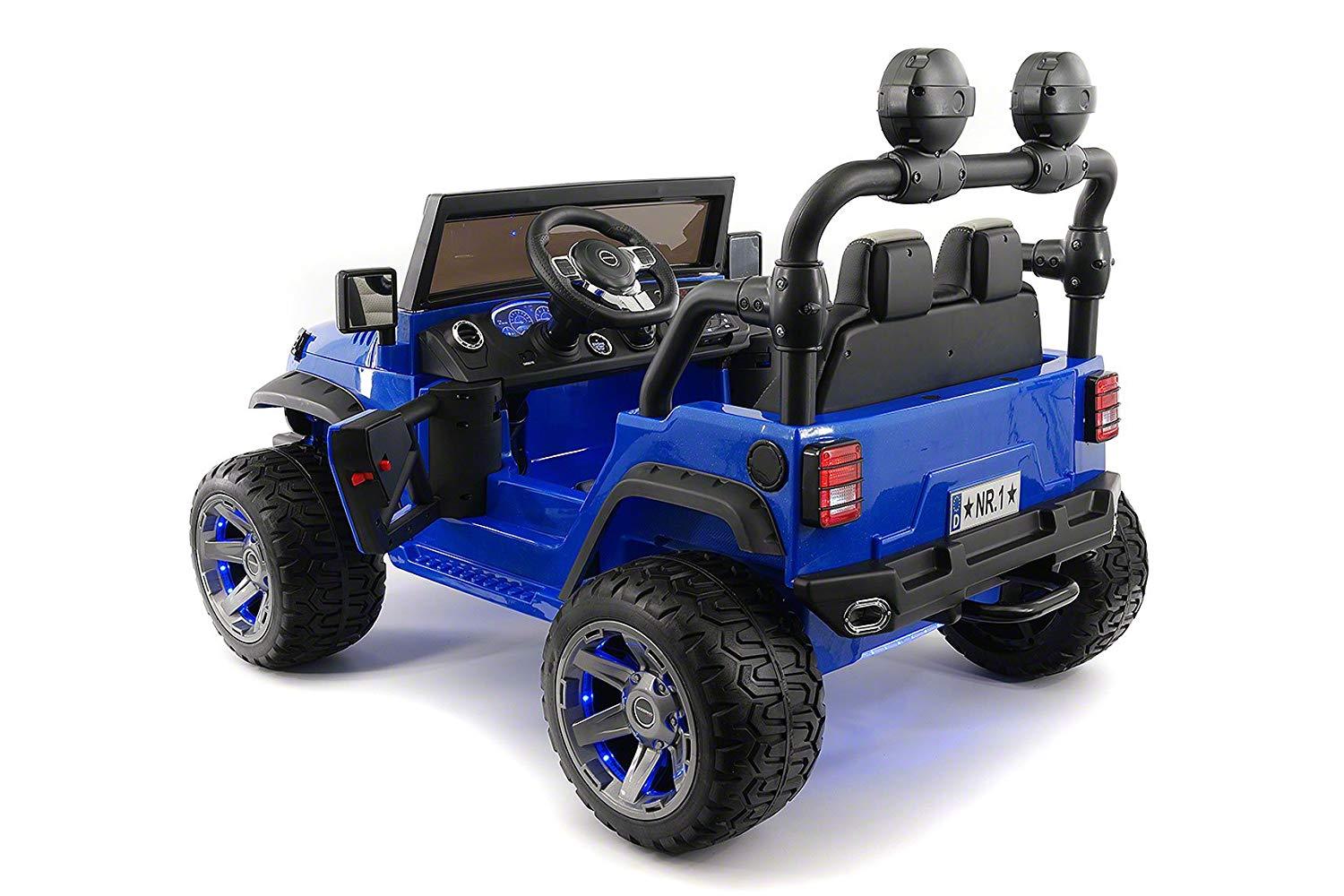 12V BATTERY POWERED KID’S RIDE ON TRUCK JEEP TWO POWERFUL MOTORS, REMOTE CONTROL