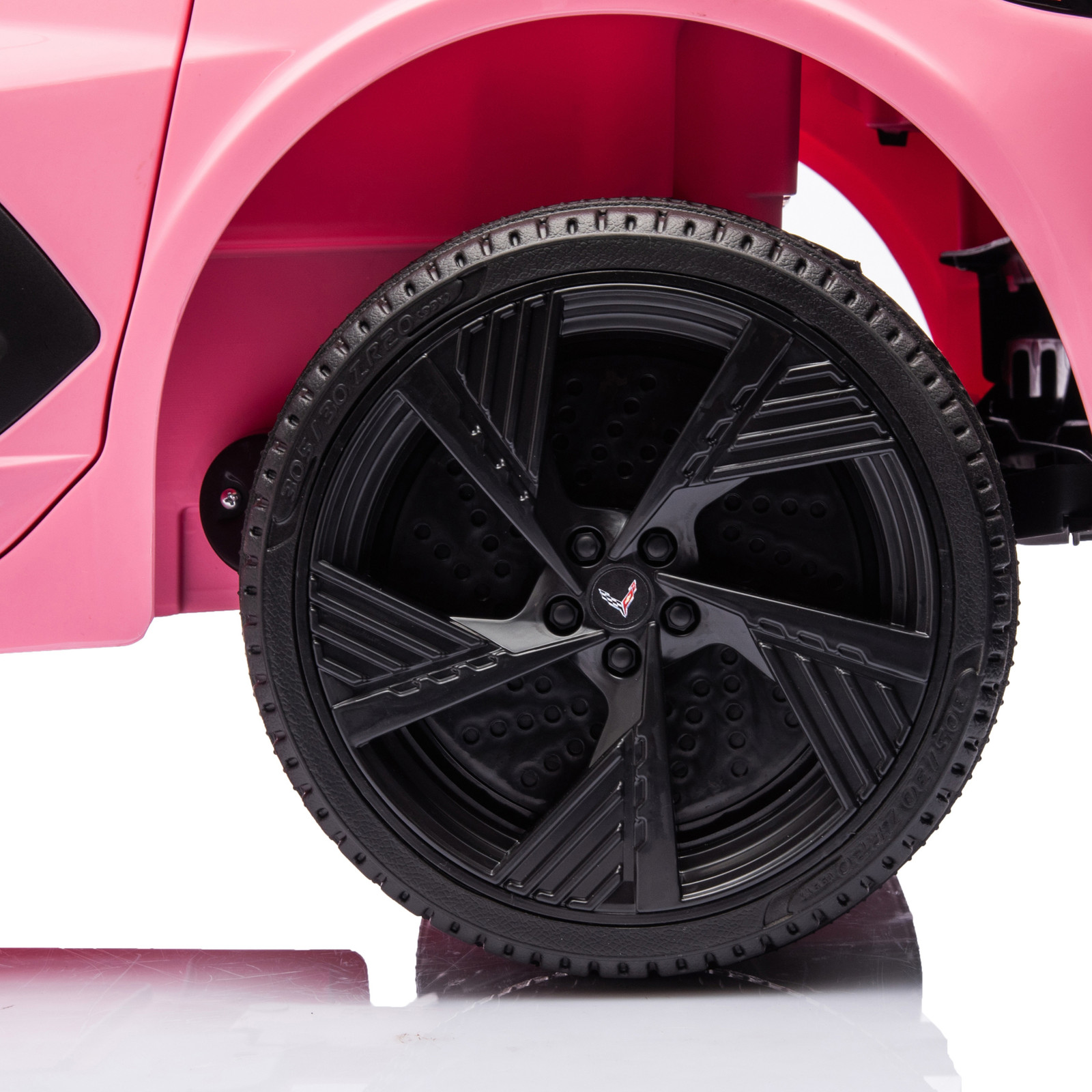 12V Chevrolet Corvette C8 Kids Ride On Car Electric Toy Luxury Sports Pink