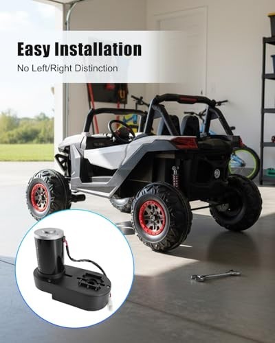 24V High Power Brushless Gearbox Motor for Kids Ride-On Car, 150W, 3250RPM Repla