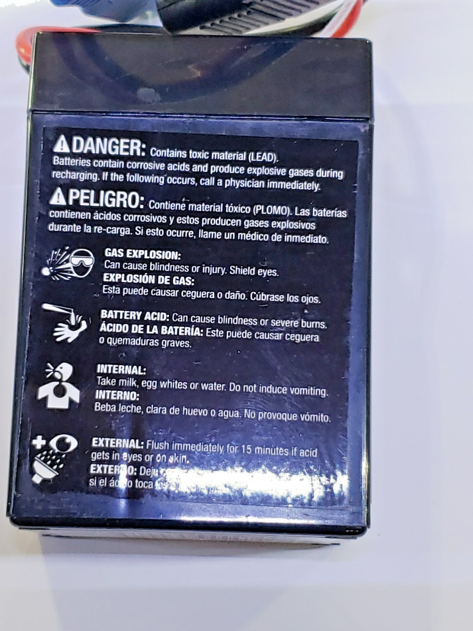 Schumacher Charge N Ride TB1 Rechargeable Replacement Battery 4.5Ah 6V