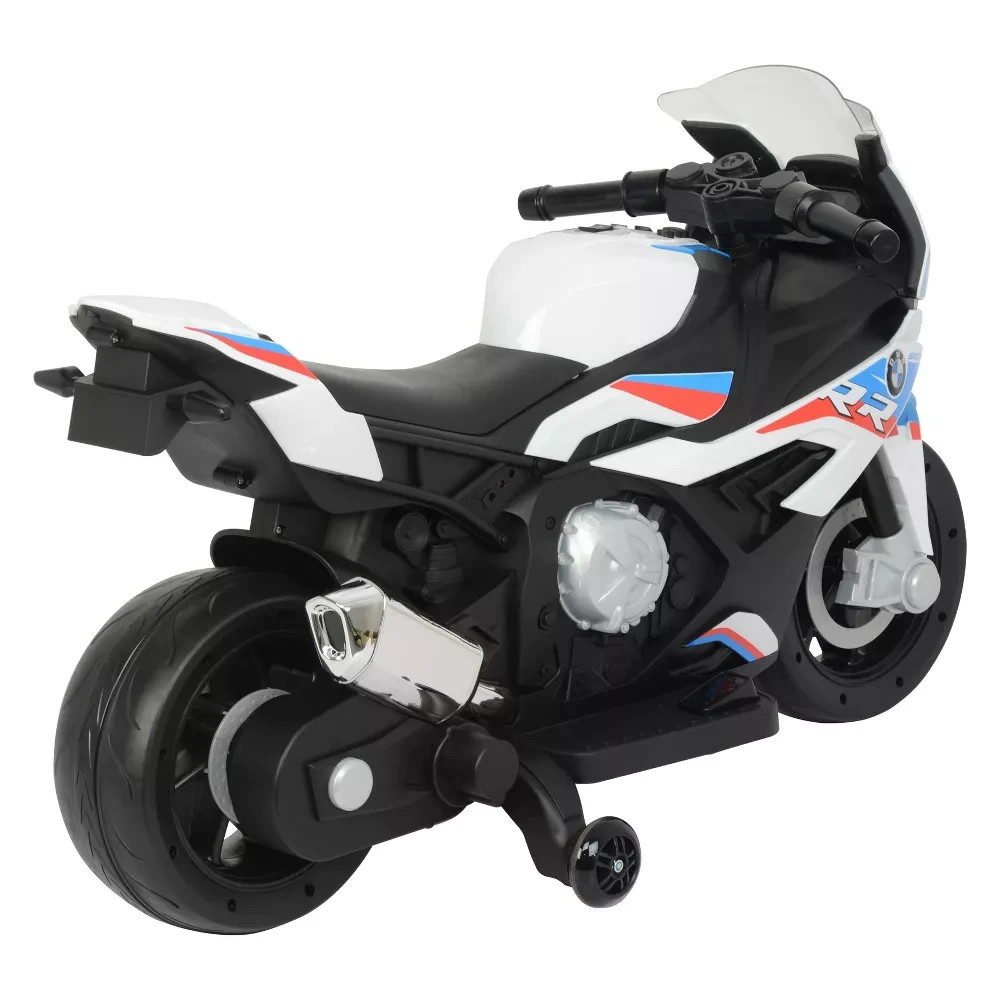 Best Ride on Cars BMW S1000RR 12V Ride-On Motorcycle Kids w/ Training Wheels