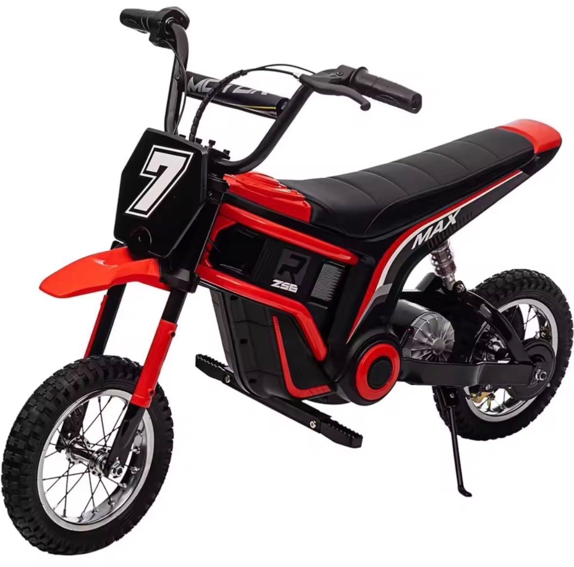Electric Dirt Bike 350W Motorcycle for Kids w/ Tail Lights 15.5 mph & 130lb Max
