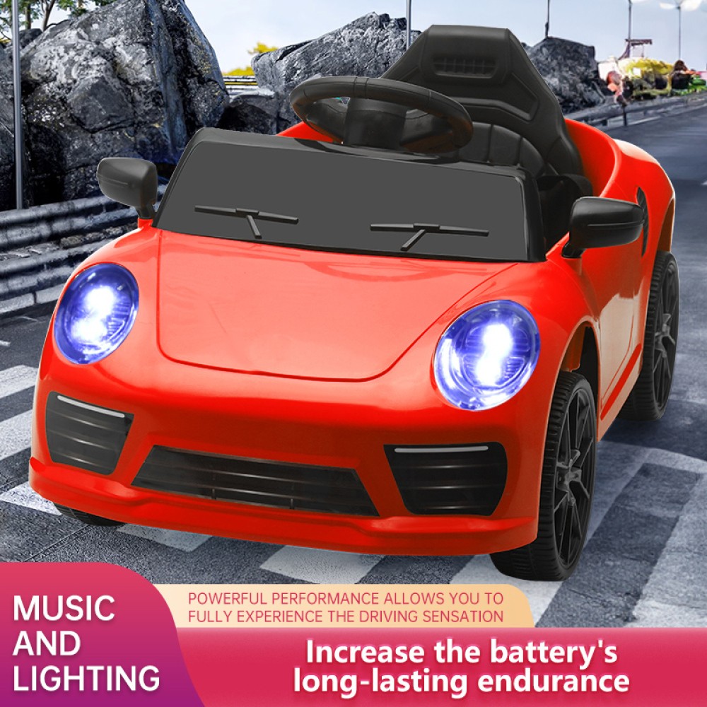 Electric Ride On Car w/ Remote, Pink Swing Seat for 3-5 Year Old Kids
