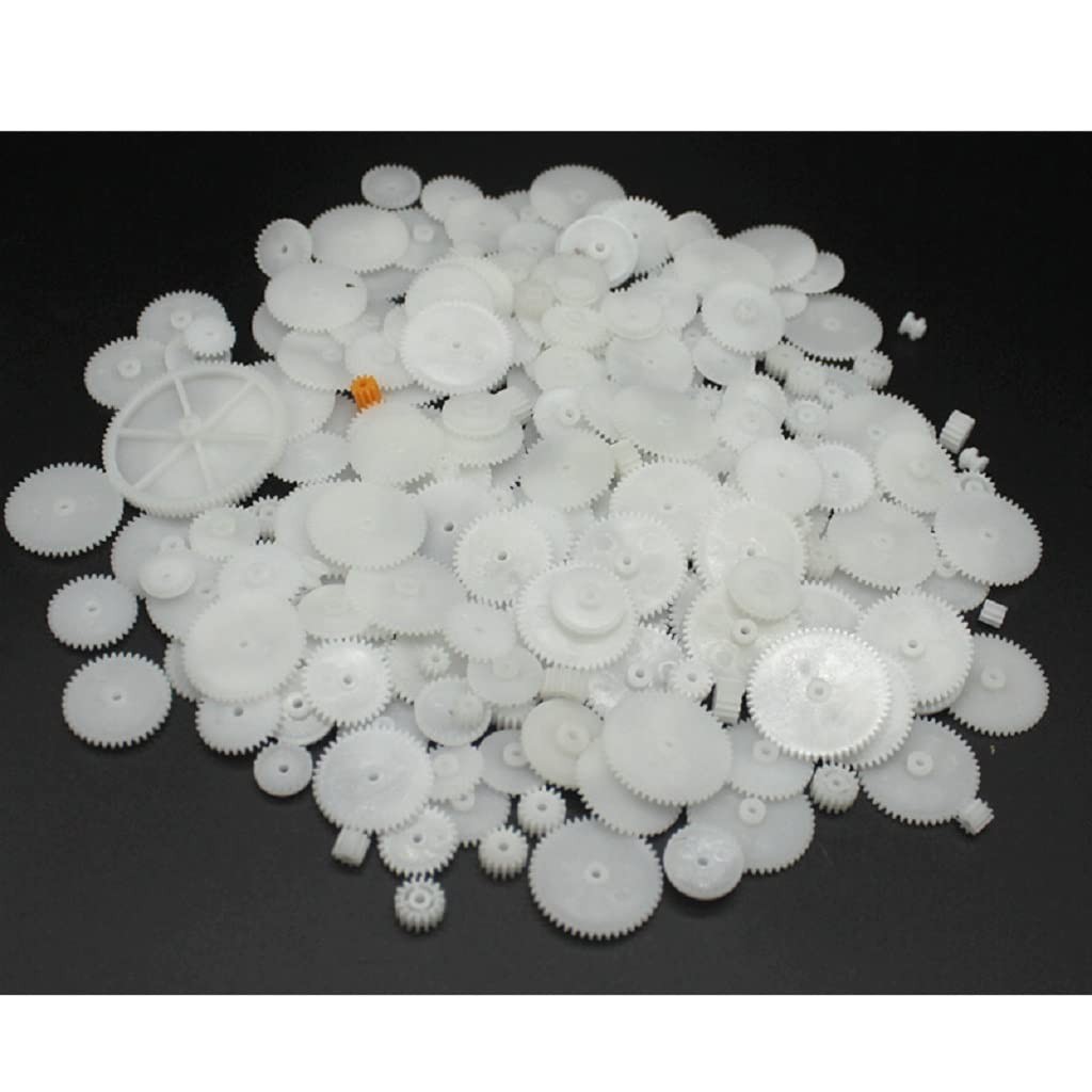 200pcs Plastic Gears 0.5 Module for DC Motor DIY Model Toys Accessories