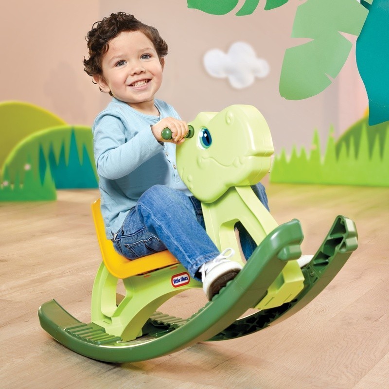 Easy Rockin Dino Lightweight Indoor Outdoor Ride On Toy Kids 18 Months Plus New