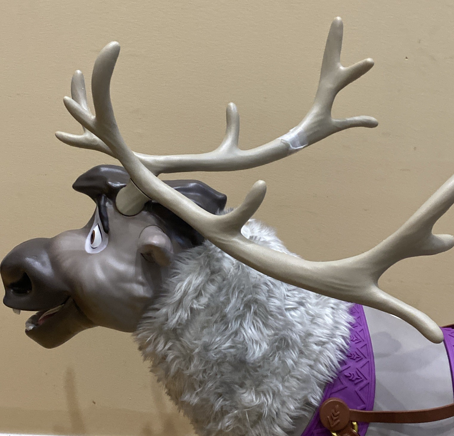 Disney Frozen 2 Playdate Sven Ride-On Reindeer Child Size Toy with Sounds