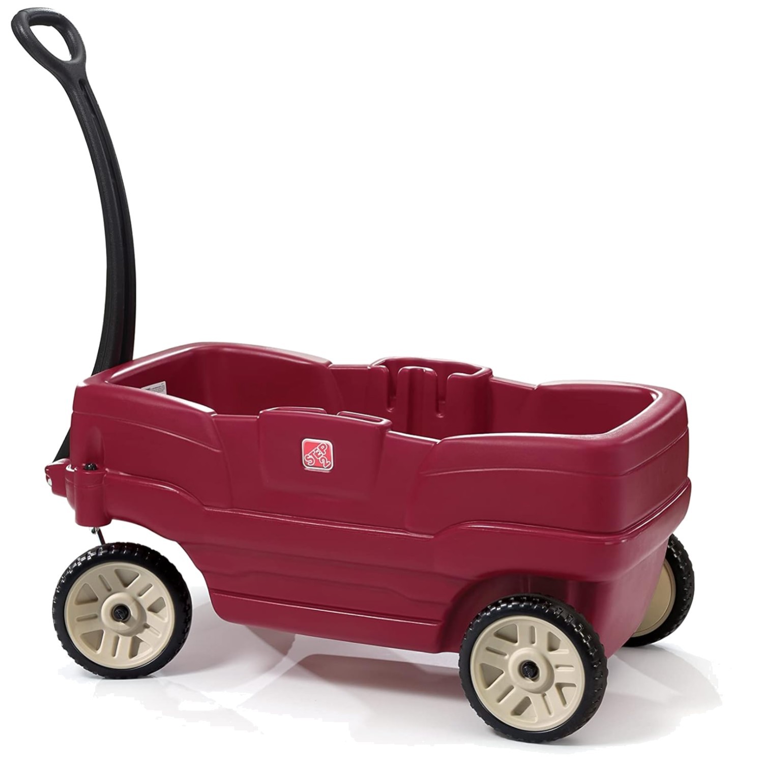Vibrant Red Neighborhood Wagon for Kids, 75 lbs. Max Weight~