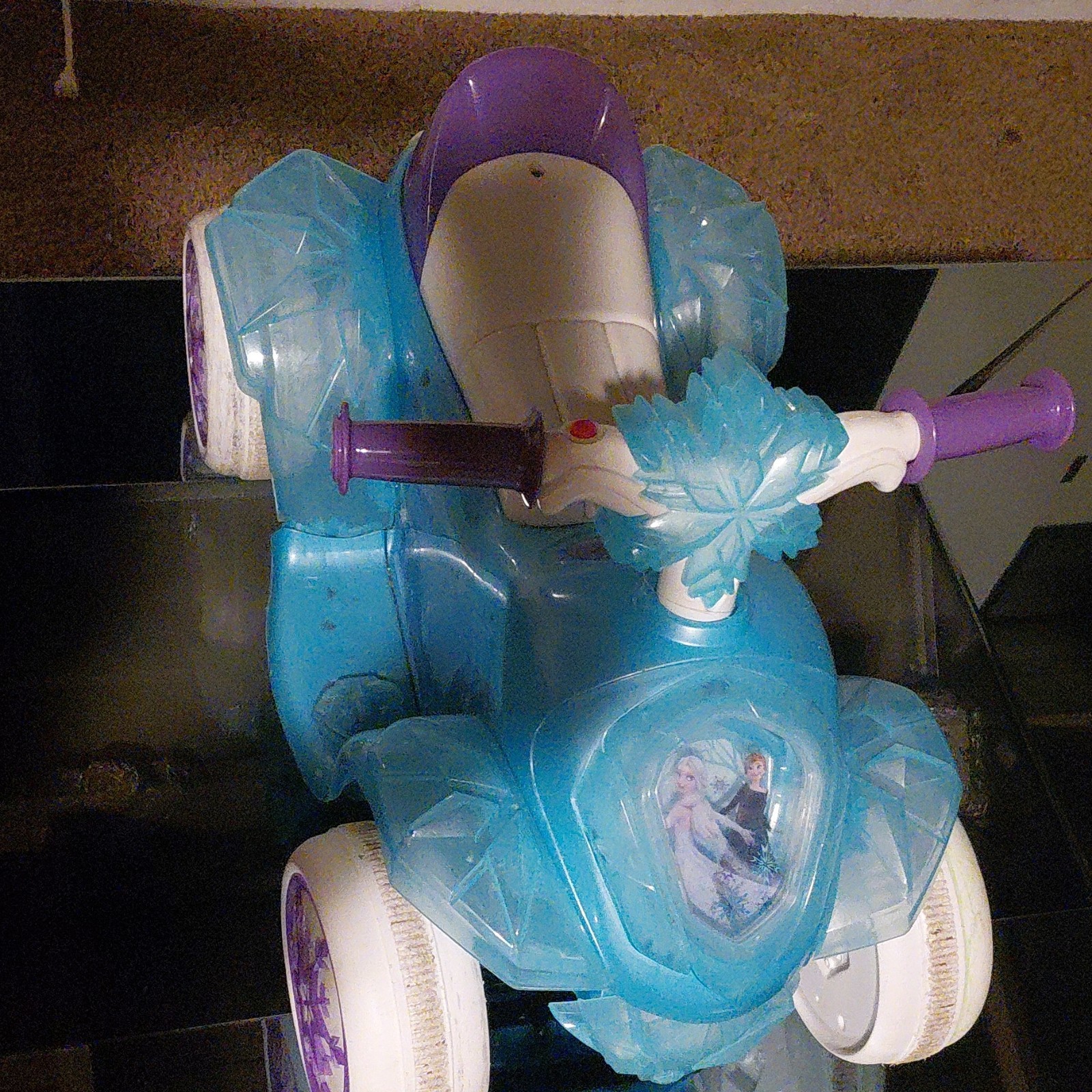 Disney Frozen Battery Operated Ride-On Toy Blue/Purple Princess Theme