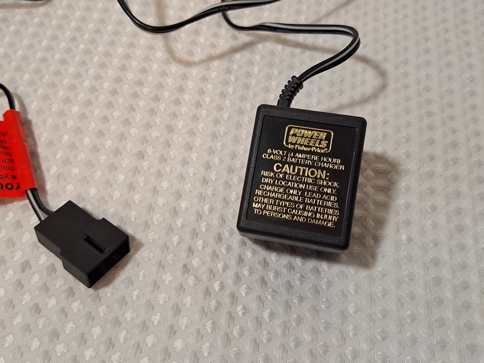 Fisher Price Power Wheels 6V Battery Charger Power Supply 00801-0976 Mod. 040135