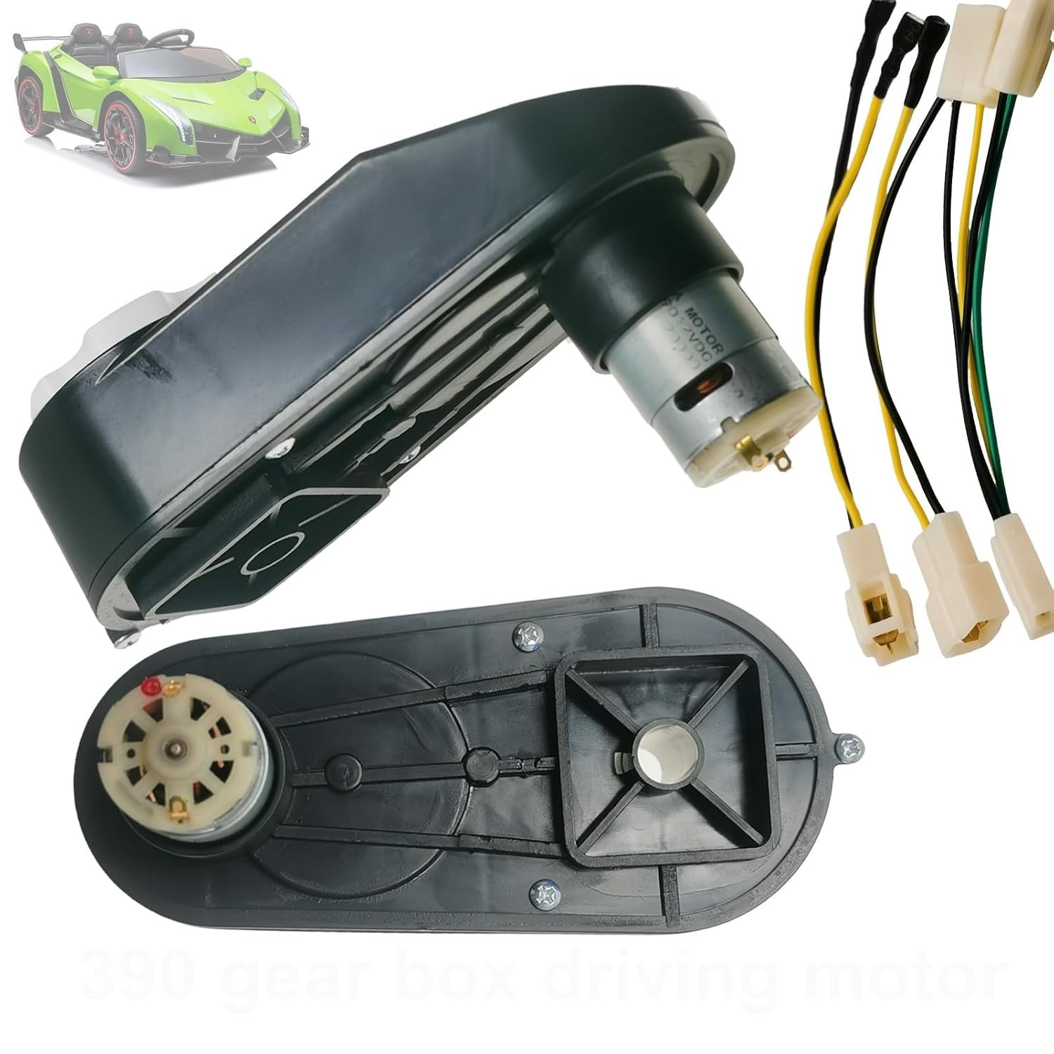 12V RS390 Gearbox for Ride On Toy Cars,Motorcycles Powered Wheels High Speed …