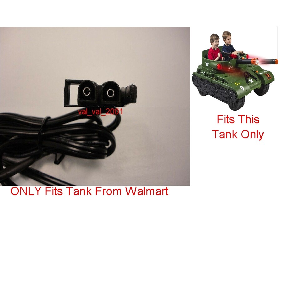 24V B Charger for Thunder Tank Fom Walmart Power Cord Plug Ride ON TOY