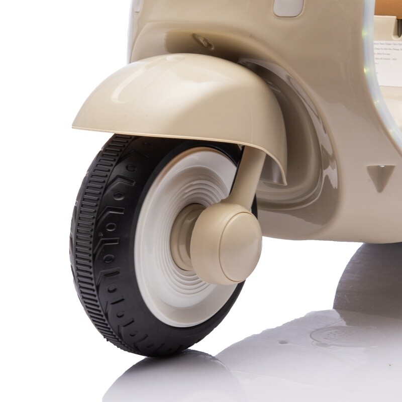 12V Kids Ride On Three-Wheel Electric Motorcycle W/Bluetooth Music For 3-6 Years