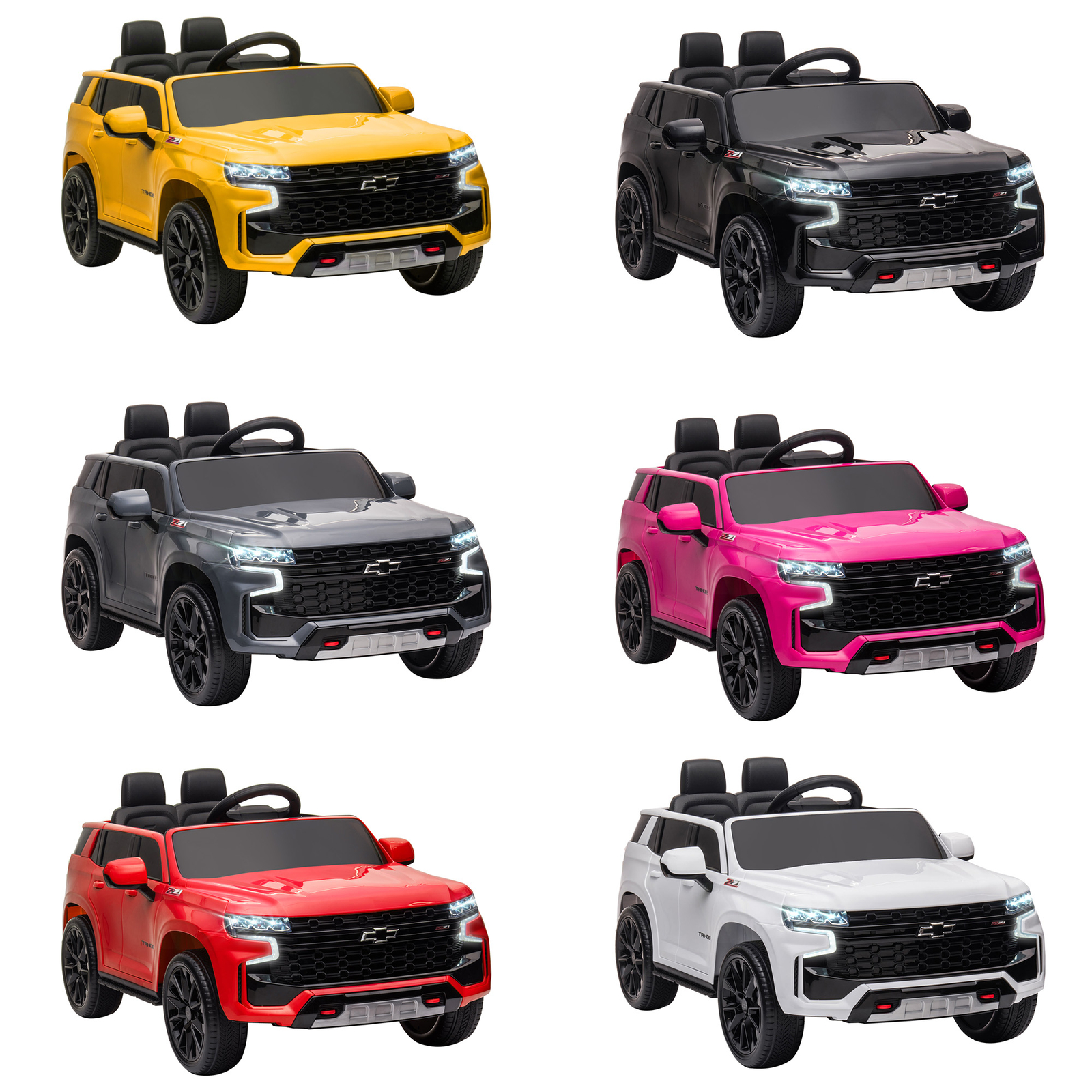 12V Licensed Chevrolet TAHOE Battery Powered Car w/ Suspension System