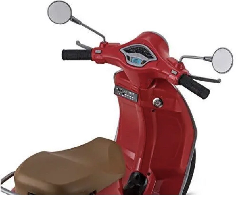 Kid Trax Toddler Vespa Scooter Electric Ride On Toy, 3-5 Years Old, 6 Volt, Max