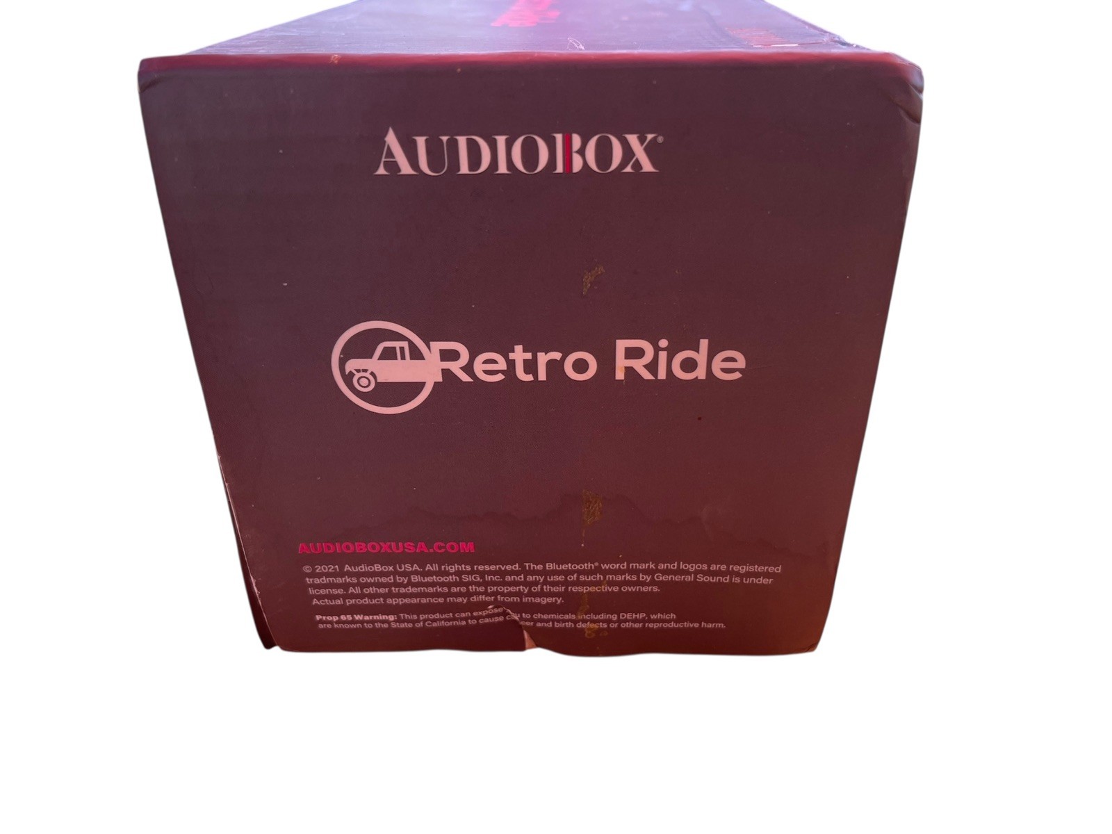 New -FM Radio -Bluetooth Speaker-Red Truck – RED TRK-5300BT Rechargeable Battery