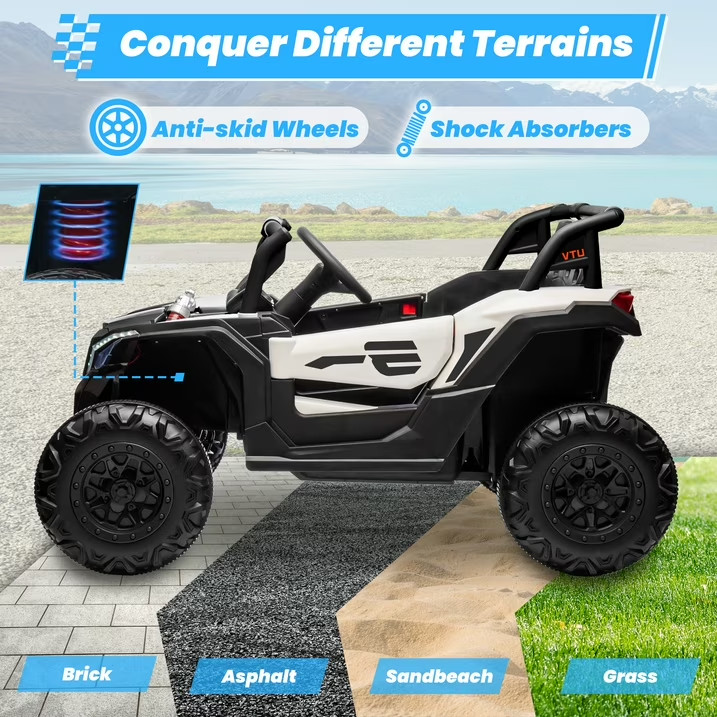 joyracer 24V Ride On Car for Kids W/Remote Control, Battery Powered Off