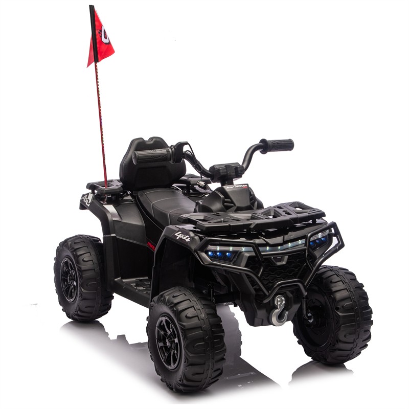 24V 160W Kids Electric Ride-On ATV 3-7-4.4 mph Off-Road 2WD Car Toy for Age 3-6
