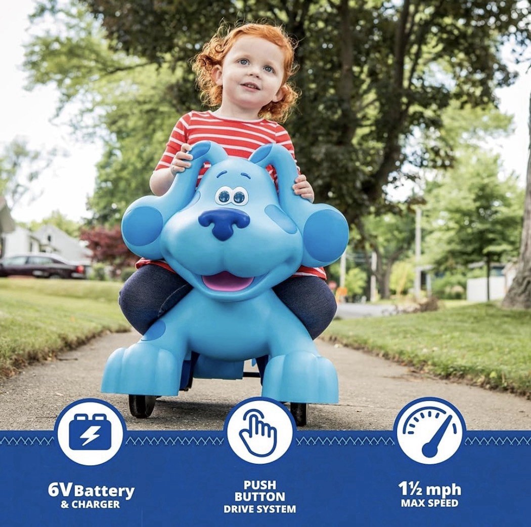 New Blues Clues Snack Time Ride-On Toy 18-30 Months Rechargeable Battery Kids 6v