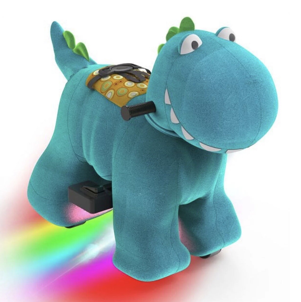Rechargeable 6v/7A plush pony ride on toy for kids (3-7 years old)