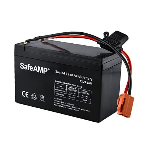 Replacement Battery for 12-Volt Ride On Vehicle with red 2 pins Connector