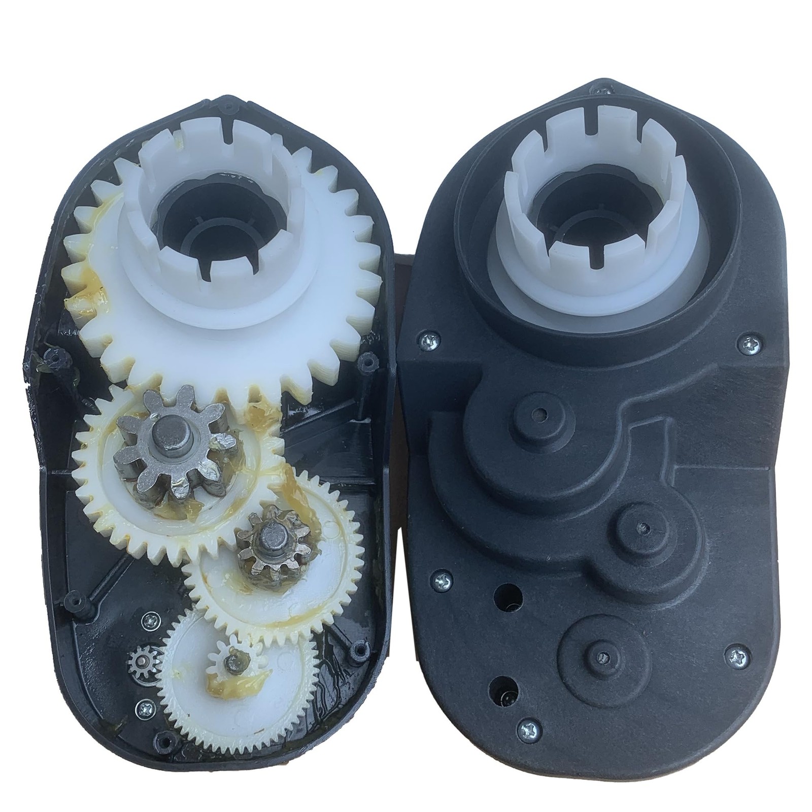 24V Gearbox for Power Wheels Large Axle Hole, 24 Volt Motor 30000RPM with…