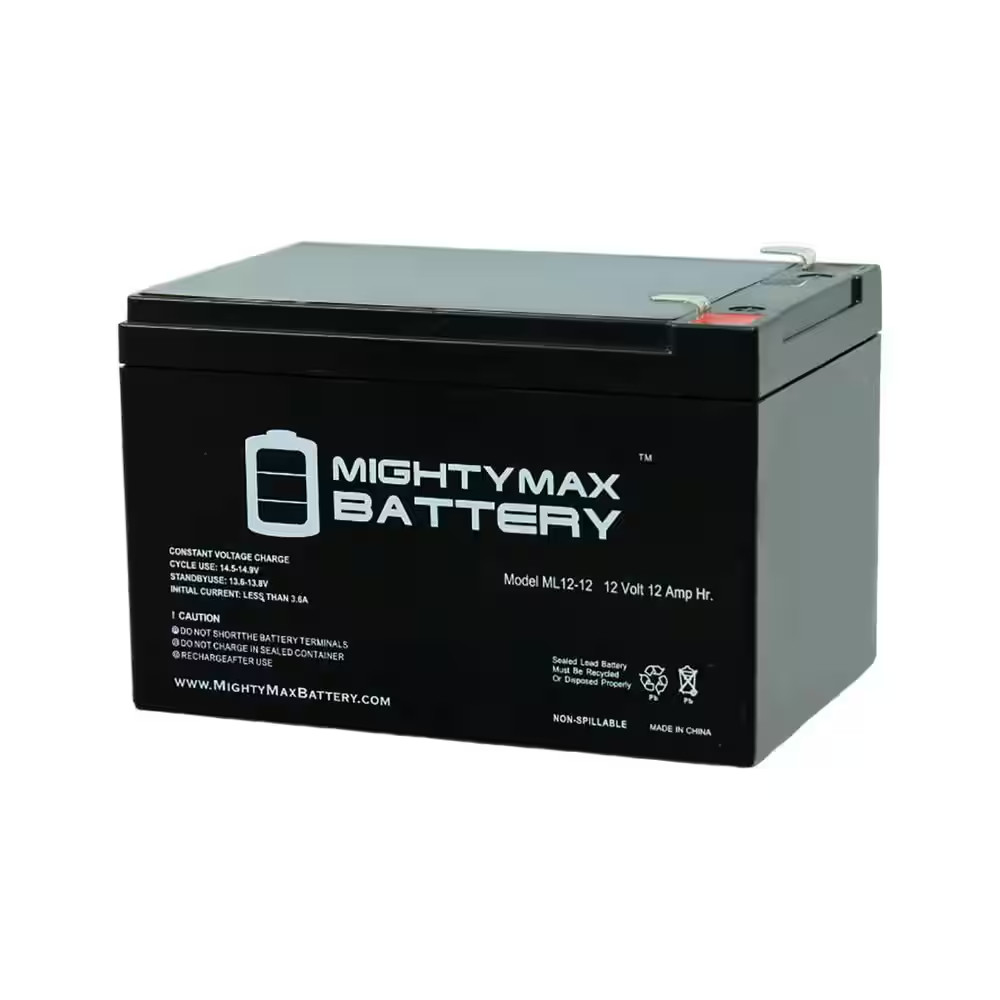 12V 12AH Replacement Battery for Powered Ride on Action Wheels Disney Frozen Sle
