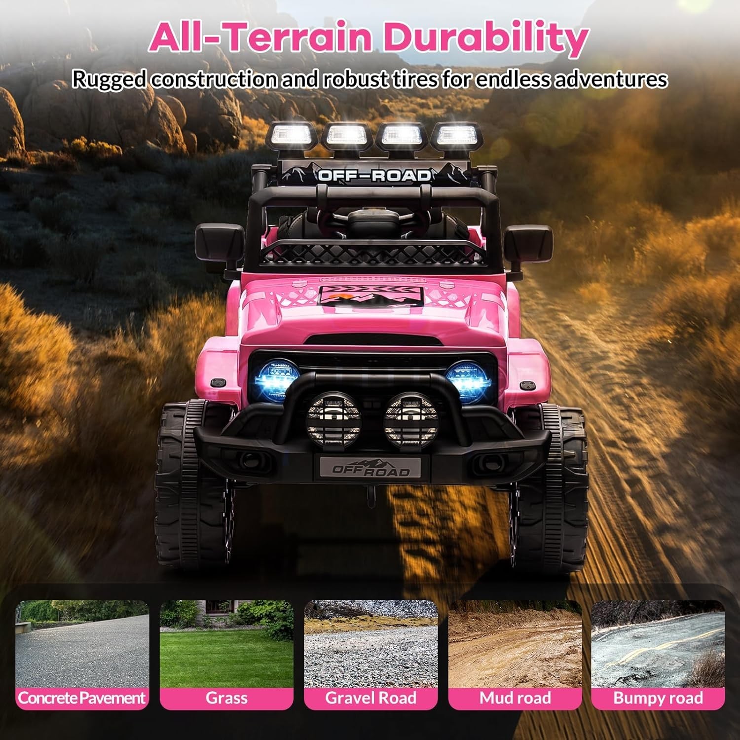 12V Kids Ride On Truck Car 2WD Battery Powered Vehicle with Remote Control