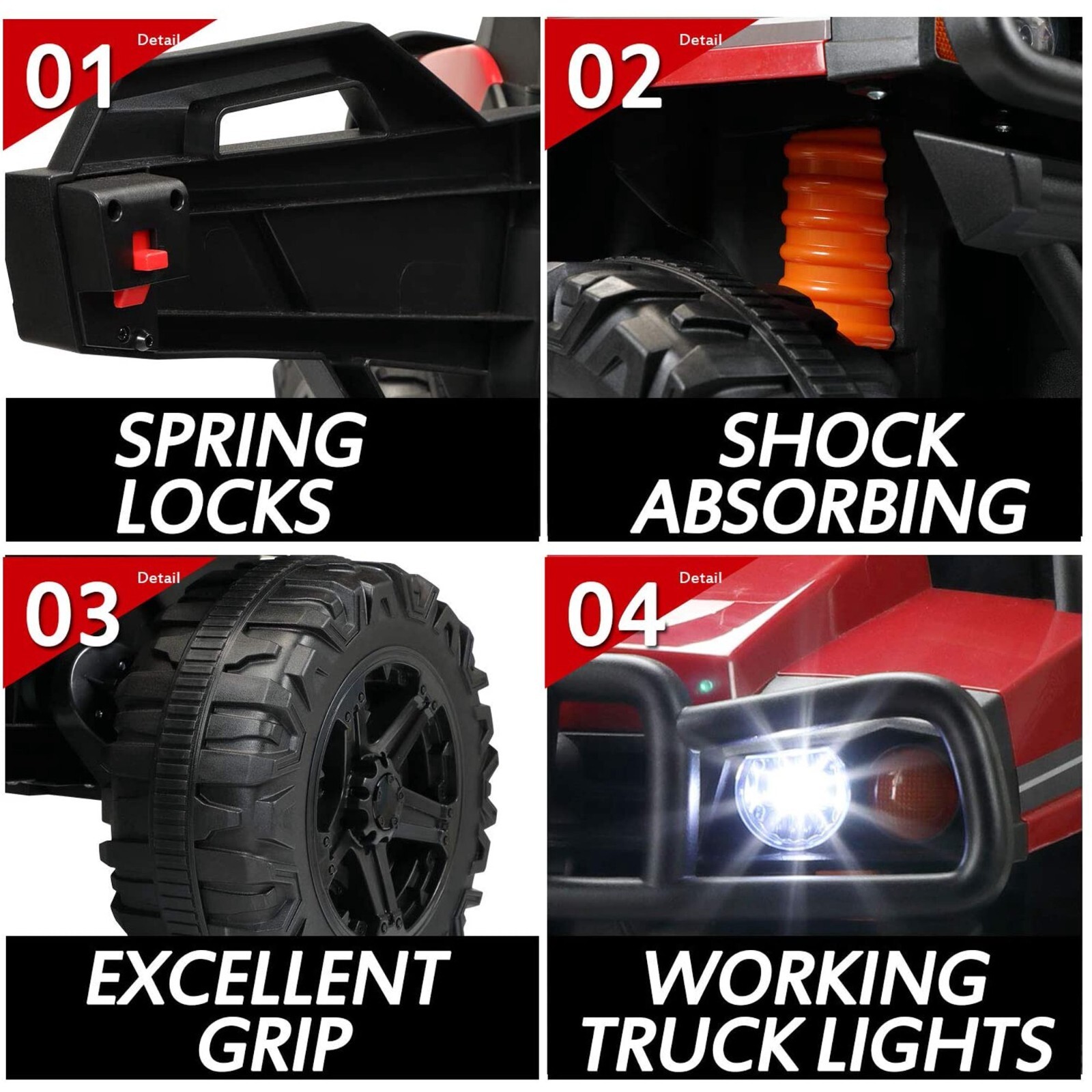 Farm Truck 12V Battery Powered Electric Vehicle Ride On with Trailer 3 colors