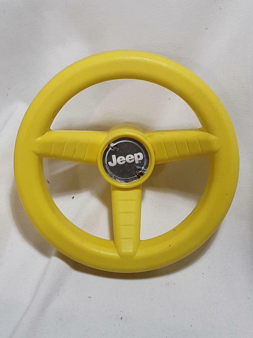 YELLOW POWER WHEELS BCK85 STEERING WHEEL