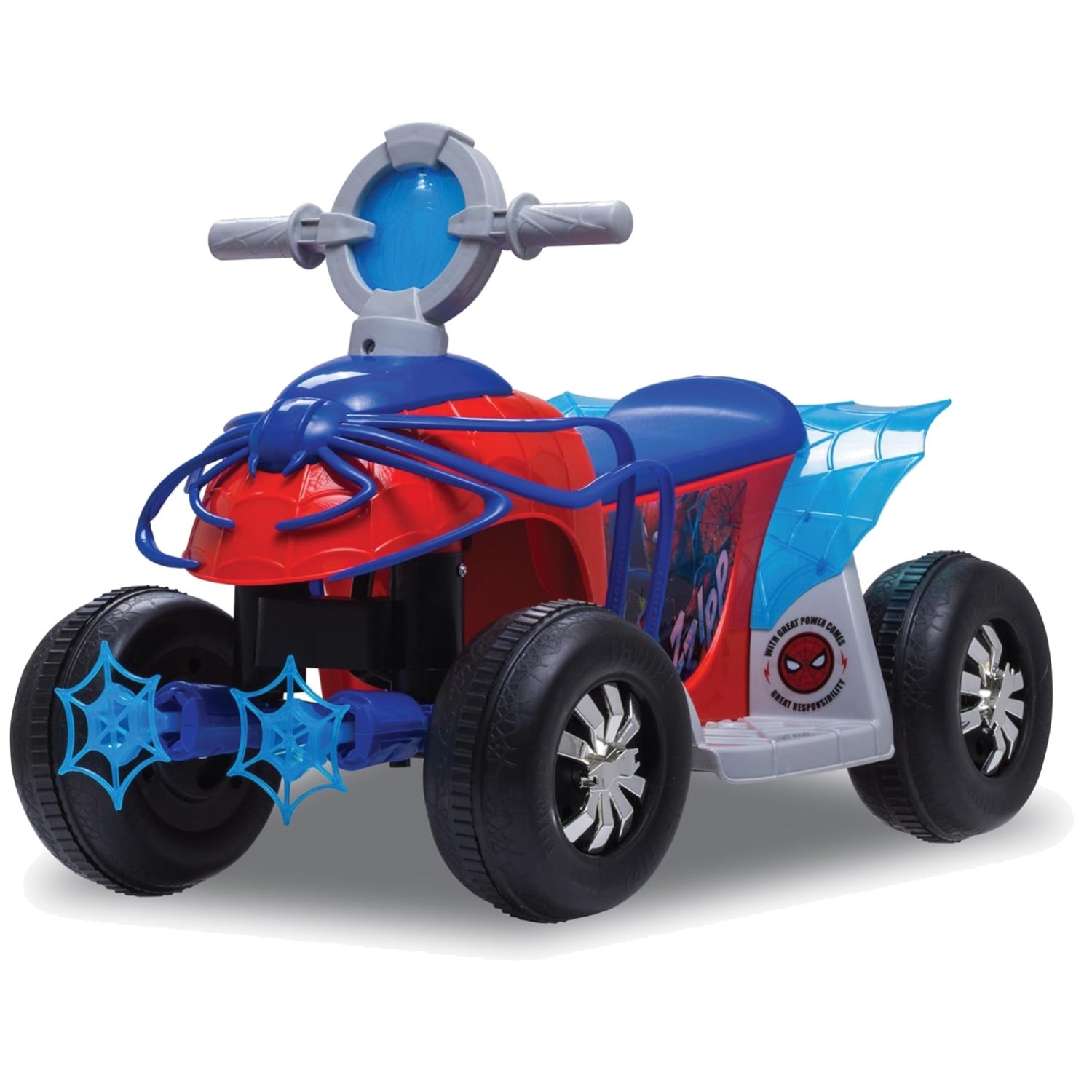 Marvel Spider-Man Electric Ride-On Quad, 6V Battery Included