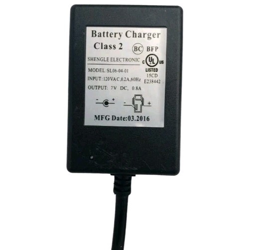Electronic SL06-04-01 Battery Charger Kid Trax Motion Trends 7Vdc .8A