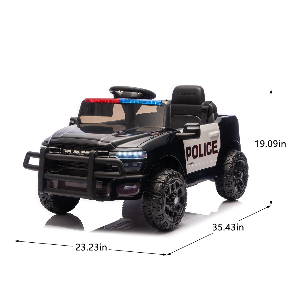 Licensed Dodge RAM 3500 12V Kids Ride On Truck w/Remote Control for Age age 3-6