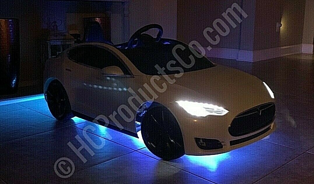 Bluetooth Controlled 14 inch LED Light Kit For Kids Electric Cars