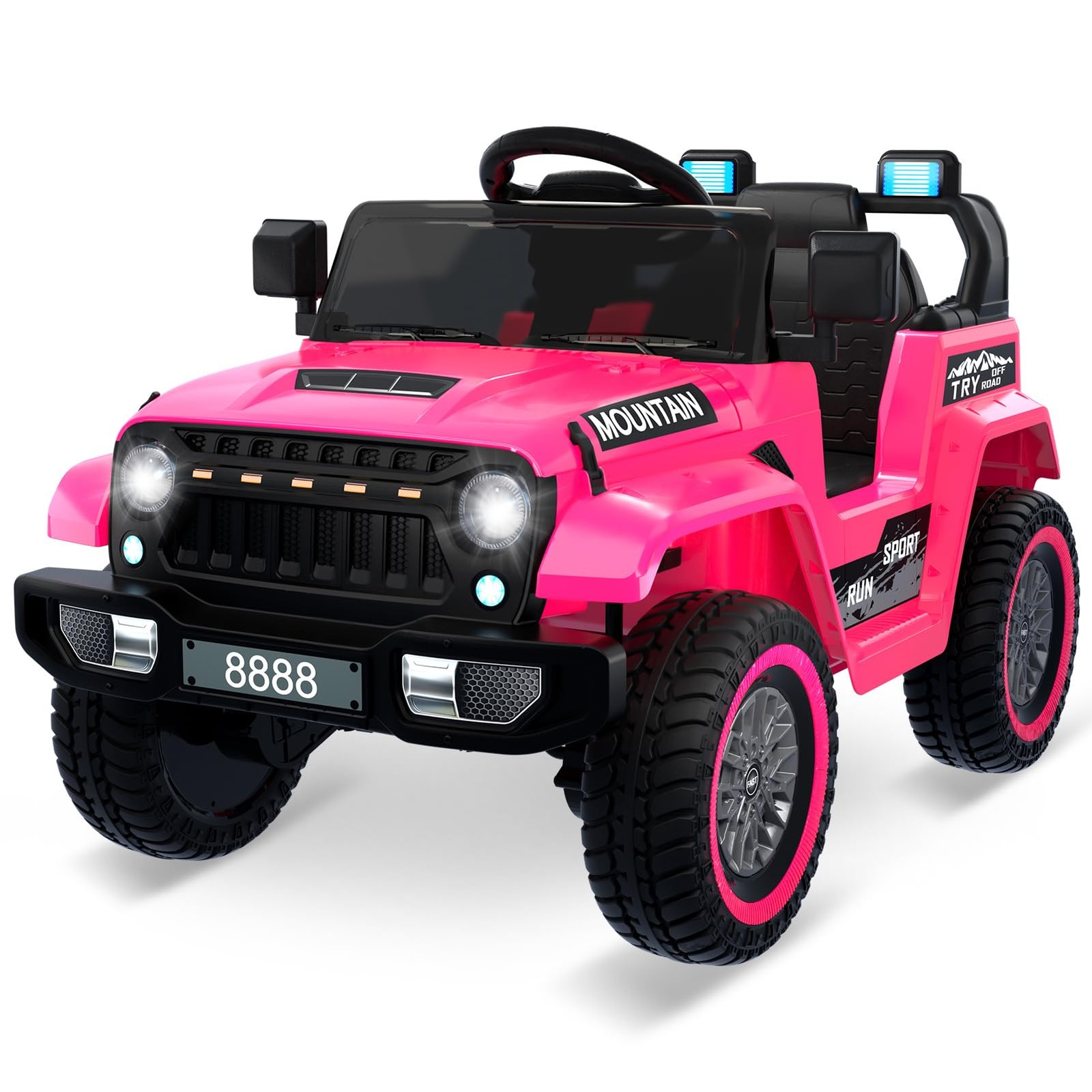 Garvee 12v Electric Ride-on Truck for Children,Battery-Powered Vehicle with RC