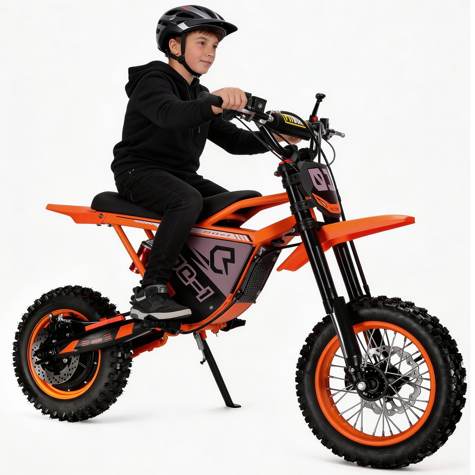 48V Electric Dirt Bike 2000W Peak 20Ah Off-Road Motorcycle E-Mountain Bike 35MPH