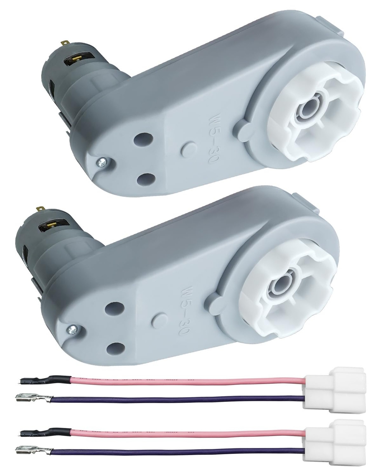 WUMZIJ 2PCS 24 Volt RS775 Kids Ride On Car Gearbox, 18V-24V Children Electric…