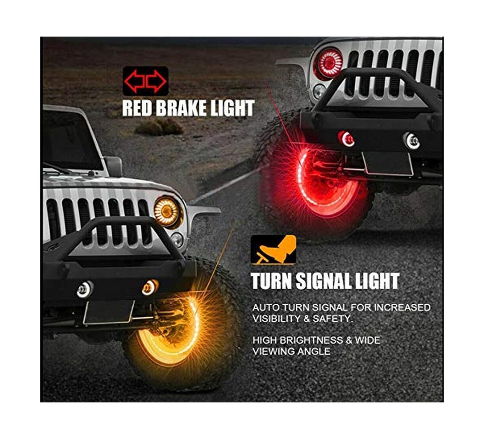 17 Inch Wheel Rim Light Kit – Double Rows LED, Fit For 21-28″ Tire Wheels